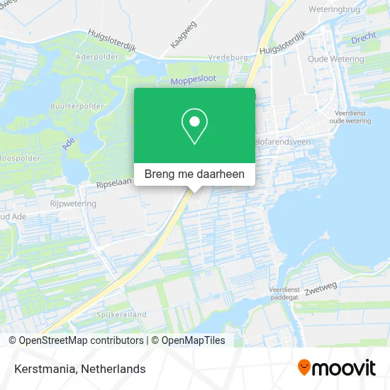 Kerstmania kaart