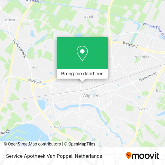Service Apotheek Van Poppel kaart