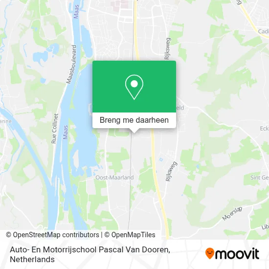 Auto- En Motorrijschool Pascal Van Dooren kaart