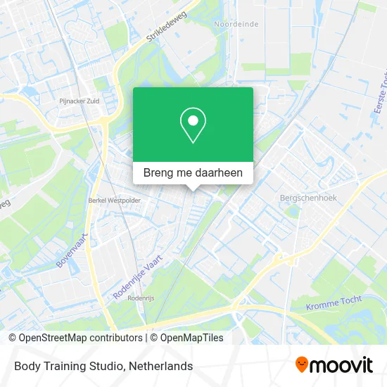 Body Training Studio kaart