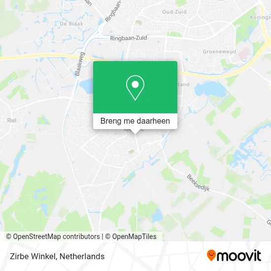 Zirbe Winkel kaart