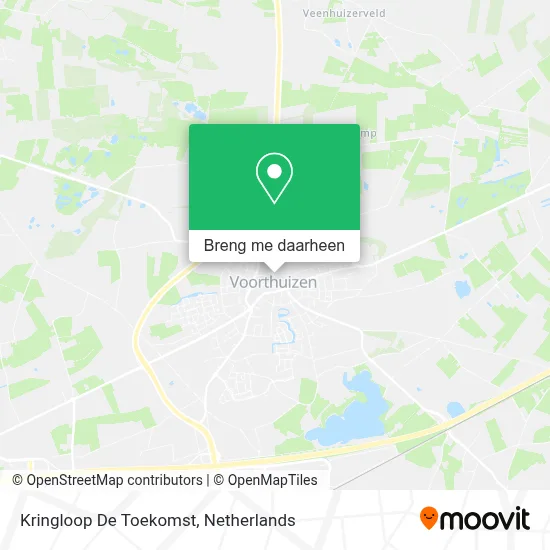 Kringloop De Toekomst kaart