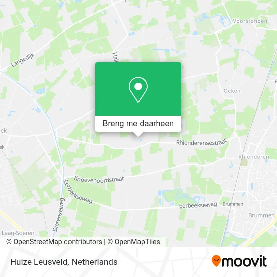 Huize Leusveld kaart