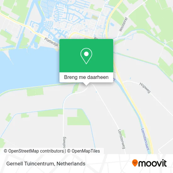 Gernell Tuincentrum kaart