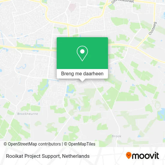Rooikat Project Support kaart