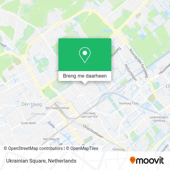 Ukrainian Square kaart