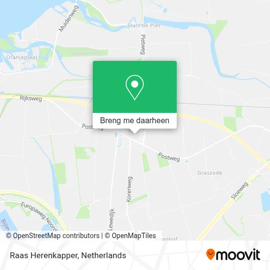 Raas Herenkapper kaart