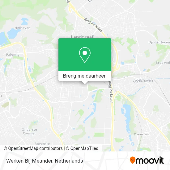 Werken Bij Meander kaart