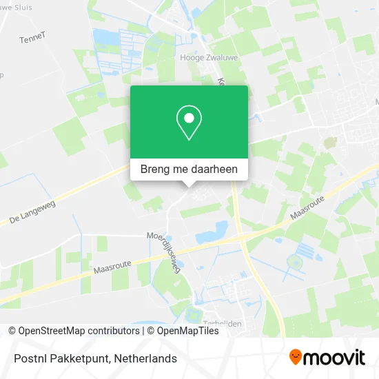 Postnl Pakketpunt kaart