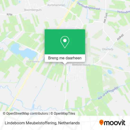 Lindeboom Meubelstoffering kaart