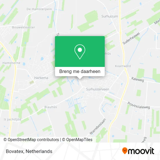 Bovatex kaart