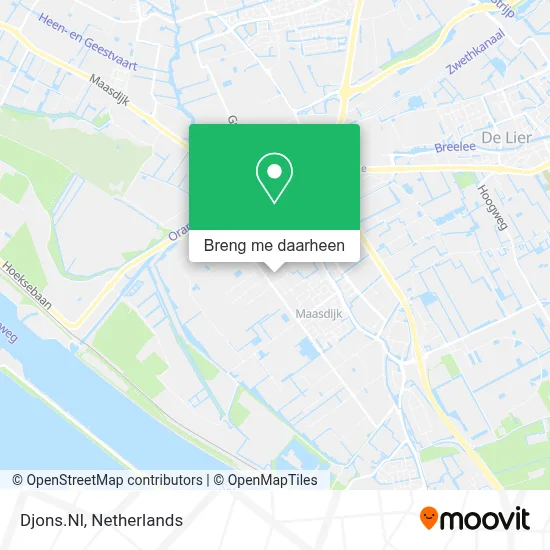 Djons.Nl kaart
