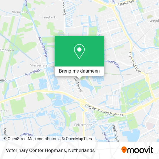 Veterinary Center Hopmans kaart