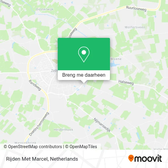 Rijden Met Marcel kaart