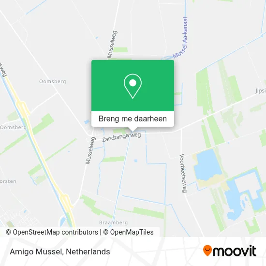 Amigo Mussel kaart