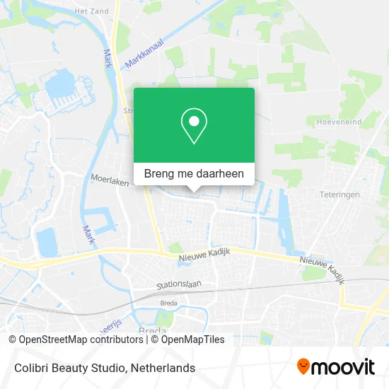 Colibri Beauty Studio kaart