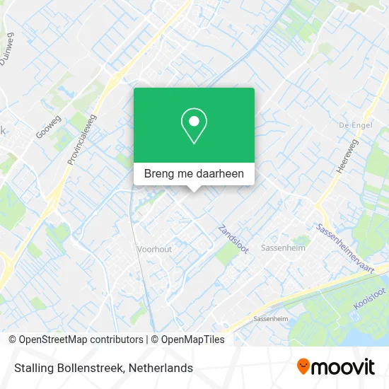 Stalling Bollenstreek kaart