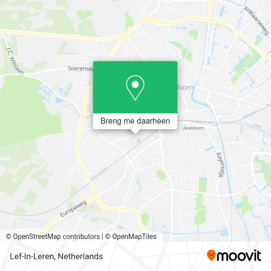 Lef-In-Leren kaart