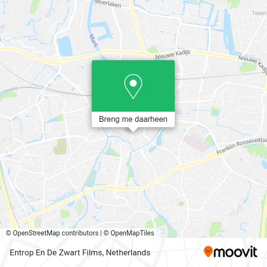 Entrop En De Zwart Films kaart