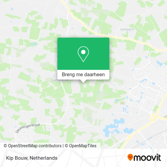 Kip Bouw kaart