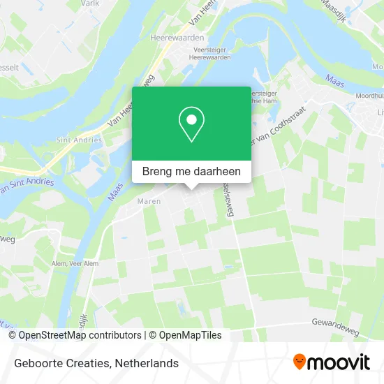 Geboorte Creaties kaart