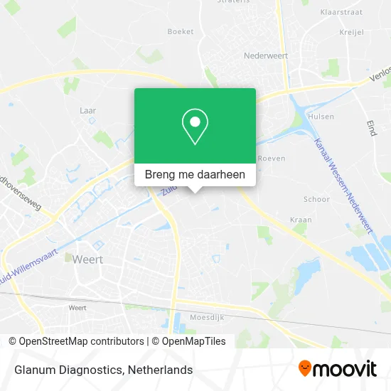 Glanum Diagnostics kaart