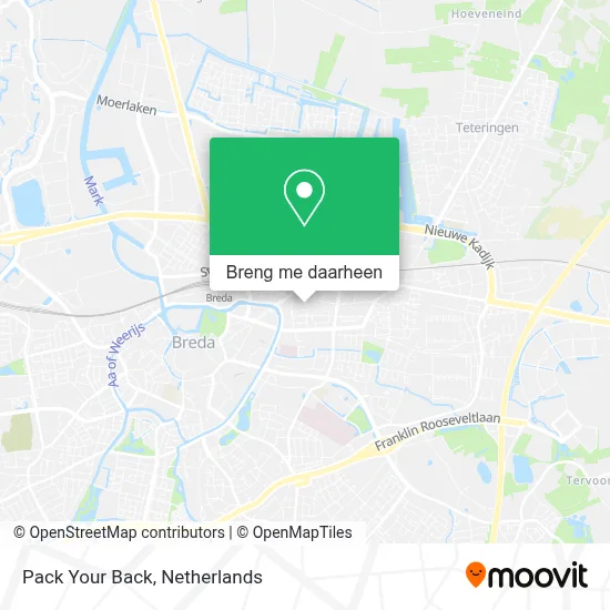 Pack Your Back kaart