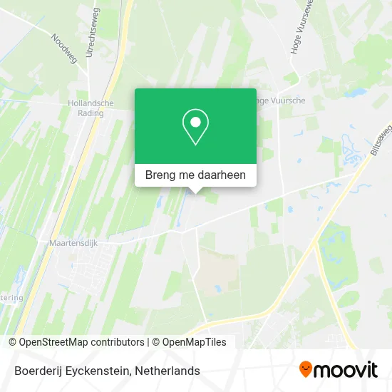 Boerderij Eyckenstein kaart
