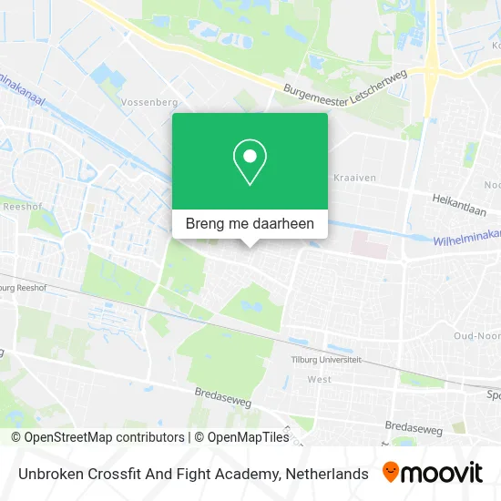 Unbroken Crossfit And Fight Academy kaart