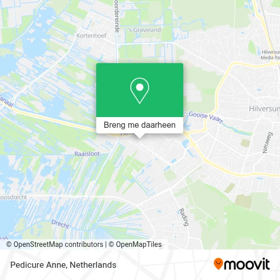 Pedicure Anne kaart