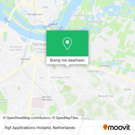 Rgf Applications Holland kaart
