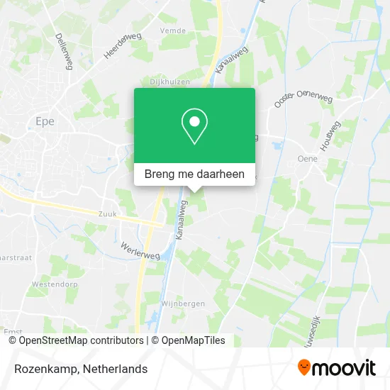 Rozenkamp kaart