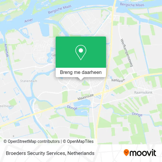 Broeders Security Services kaart