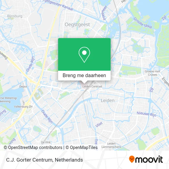C.J. Gorter Centrum kaart