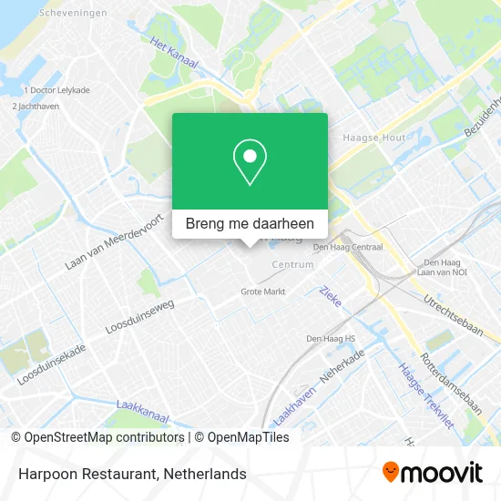 Harpoon Restaurant kaart