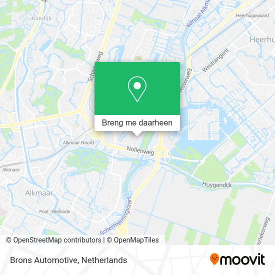 Brons Automotive kaart