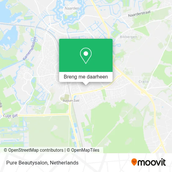 Pure Beautysalon kaart