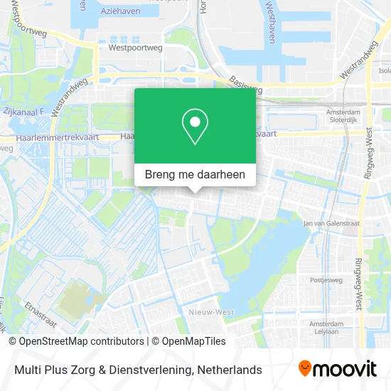 Multi Plus Zorg & Dienstverlening kaart