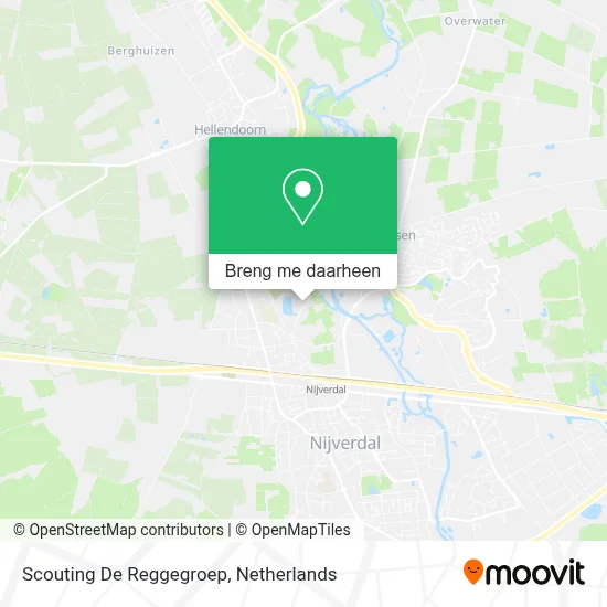 Scouting De Reggegroep kaart