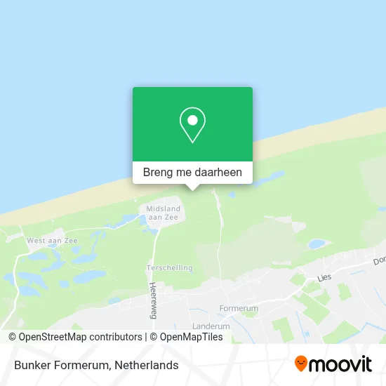 Bunker Formerum kaart