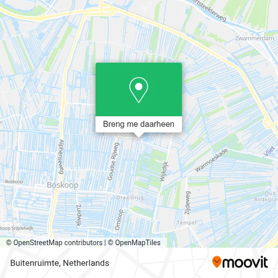 Buitenruimte kaart