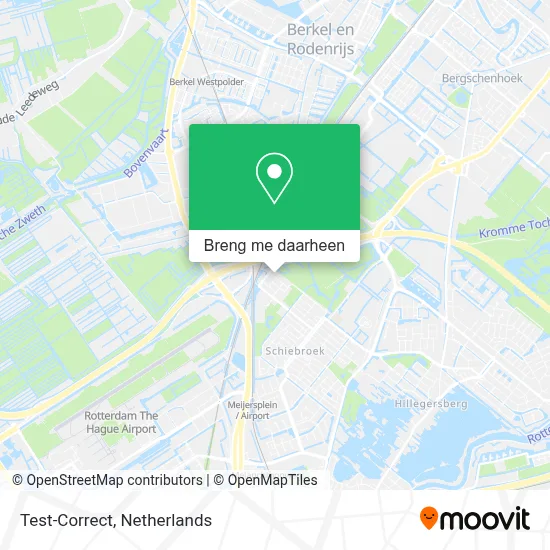 Test-Correct kaart