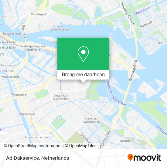 Ad-Dakservice kaart