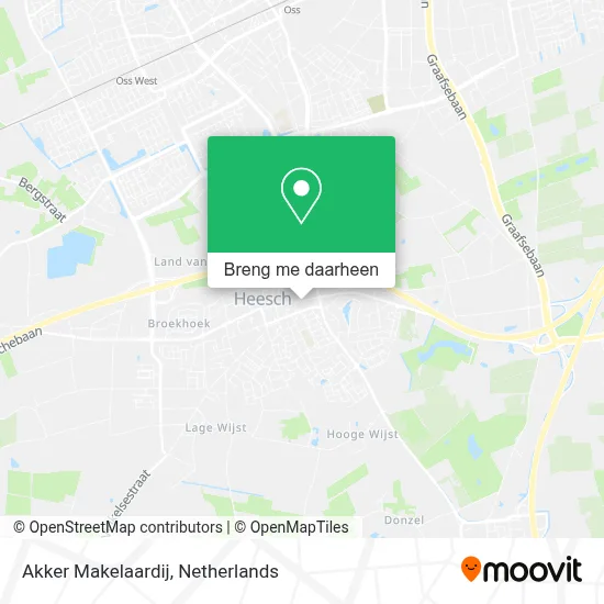 Akker Makelaardij kaart
