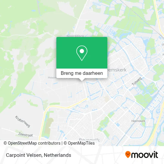 Carpoint Velsen kaart
