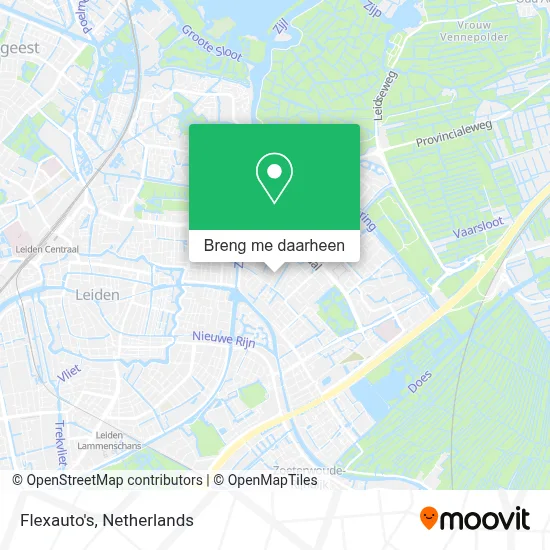 Flexauto's kaart