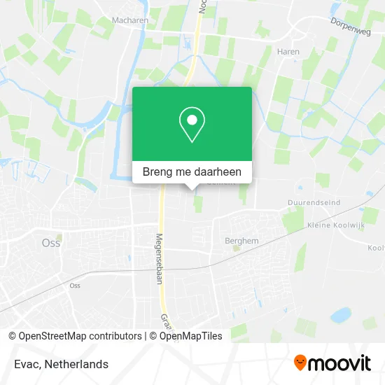 Evac kaart
