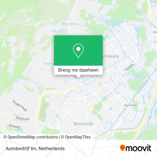 Autobedrijf Im kaart