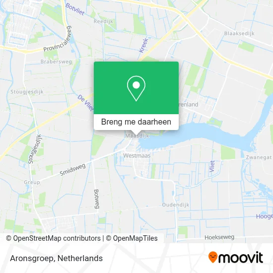 Aronsgroep kaart