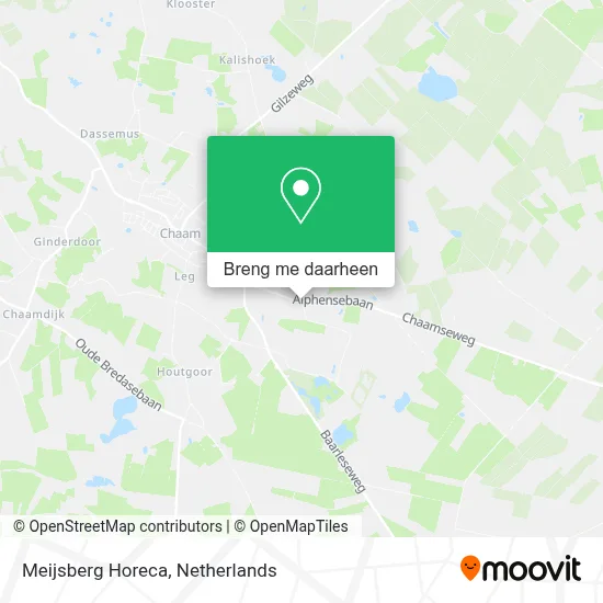 Meijsberg Horeca kaart